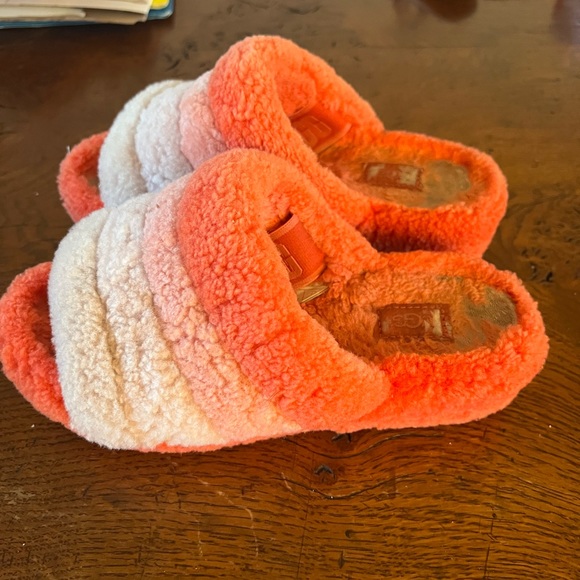 Used sz 6 Fluff Yeah Slide in Lava Flow - Picture 3 of 6